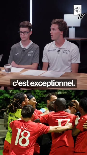 Les chroniqueurs de Proxifoot évoquent le début de saison du FC Saint-Paul, avec une image des joueurs célébrant ensemble