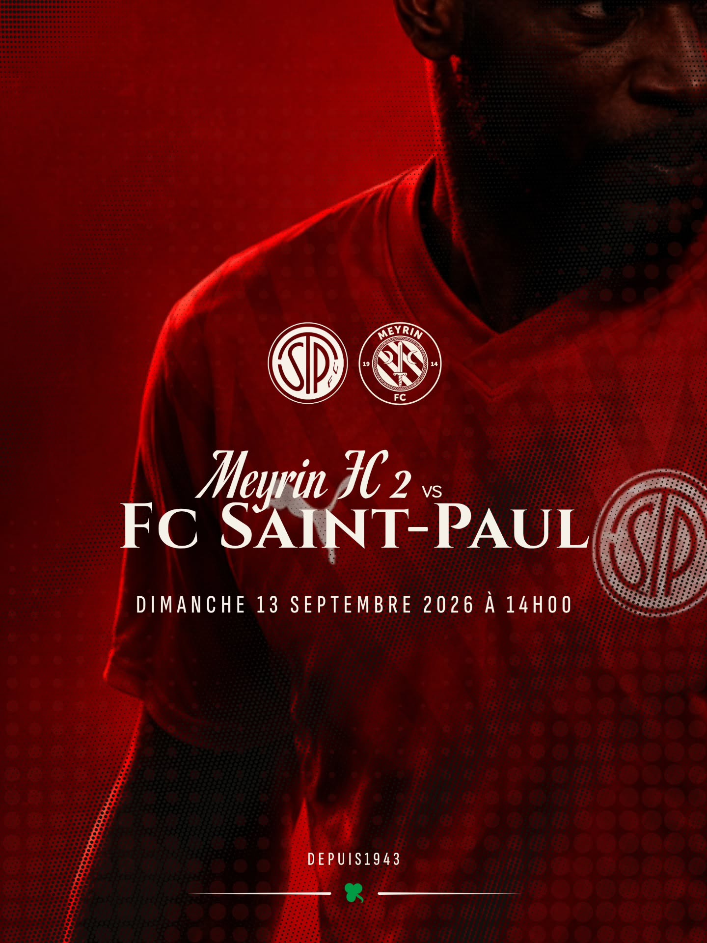 Affiche du match Meyrin FC 2 contre FC Saint-Paul du 13 septembre 2026
